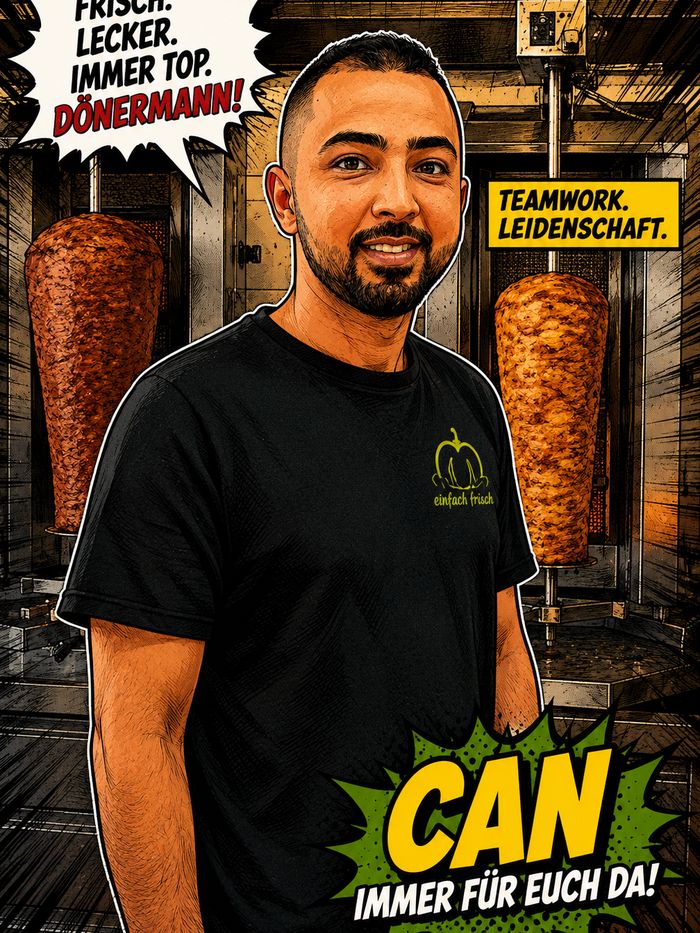 Anwar Comic-Portrait