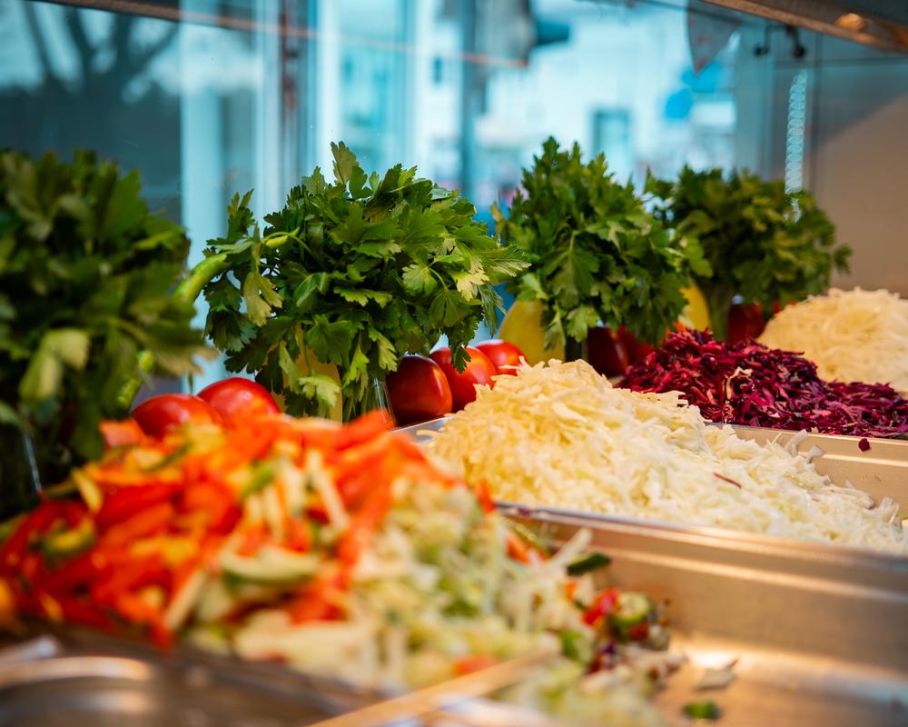 Frische Salate bei Dönermann