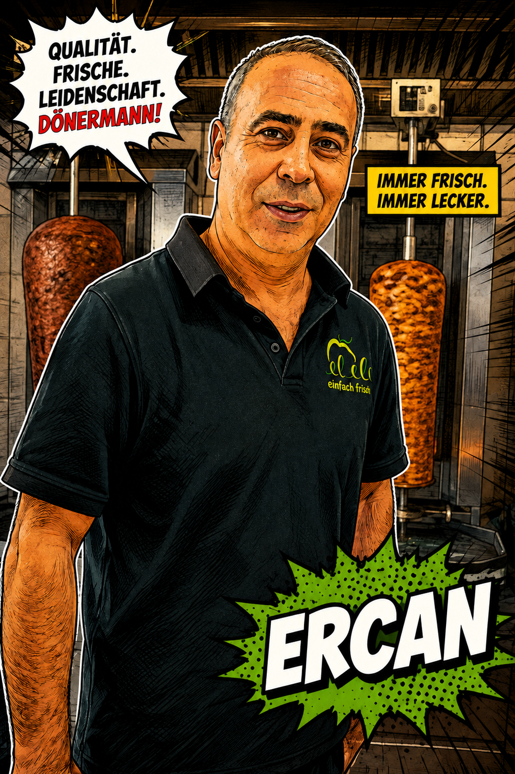 Ercan Comic-Portrait